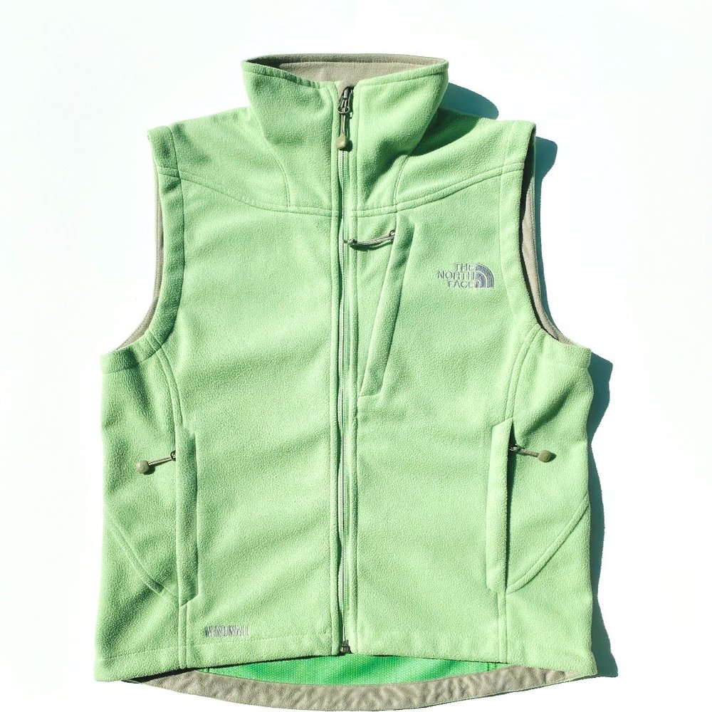The North Face Woman’s Windwall Light Green Vest